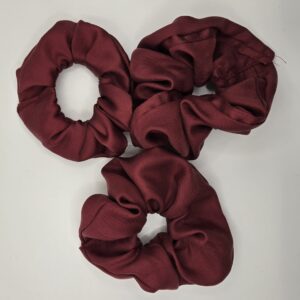 Bamboo Tencil Maroon Scrunchie