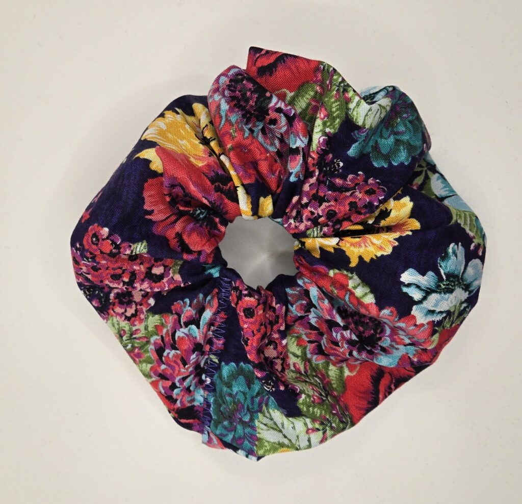 Jumbo Floral Scrunchie